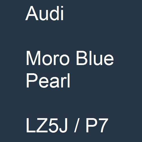 Audi, Moro Blue Pearl, LZ5J / P7.